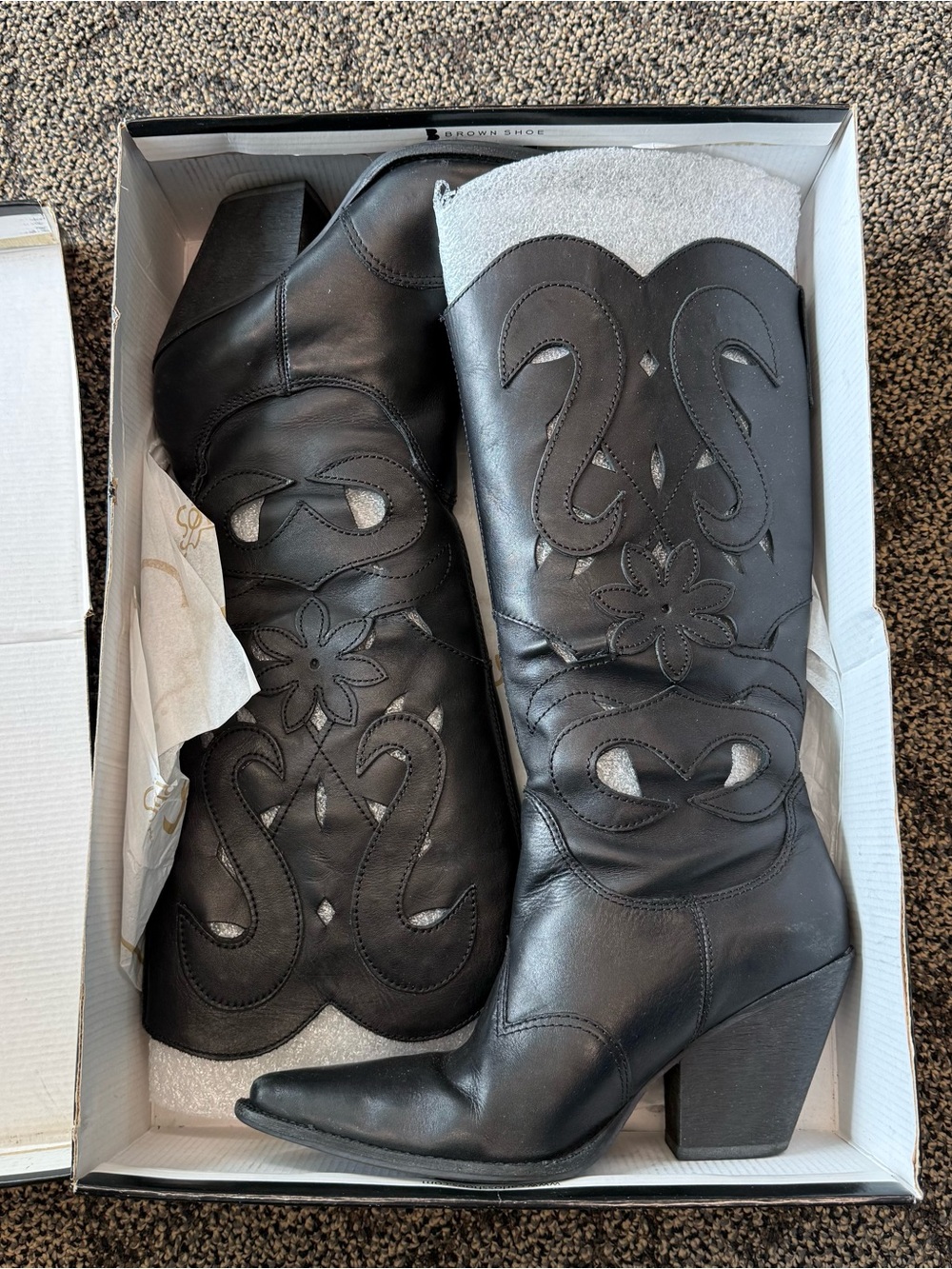Carlos Santana Silverado Boots in Black